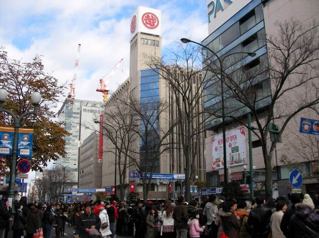 三越方面の風景